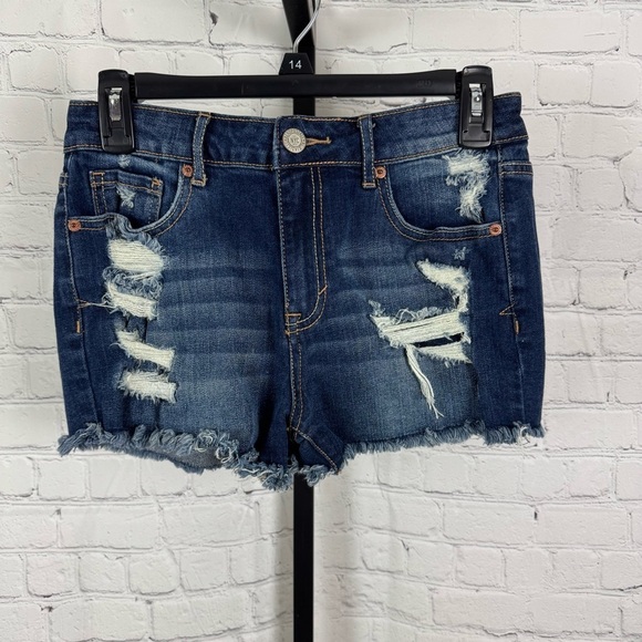 Aeropostale High Waisted Shorty Shorts Size 6 - Picture 1 of 5